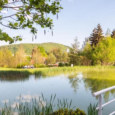 Alure Residences 2 & 24H Self Check-In, Parking In The Garage In The Apartment Building Included, New Building, Terrace, Green Location With A Forest Park With A Lake, Children'S Playground Banská Bystrica Eksteriør billede